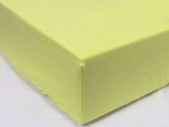 Простыня на резинке трикотажная 90х200 / оттенки желтого